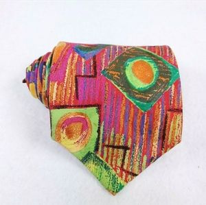 Brioni Necktie Tie Classic Silk Mens Colorful Mod